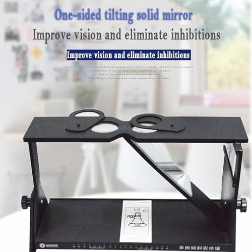 Unilateral Tilting Solid Mirror to Improve Amblyopia Training Device, Perform Training On Capturing, Drawing, Image Fusion, Etc. to Correct Amblyopia and Improve Vision.