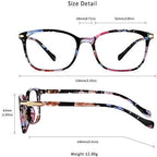 LifeArt Blue Light Blocking Glasses, Anti Eyestrain, Computer Reading Glasses,TV Glasses for Men and Women