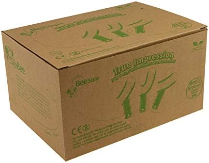 BeeSure BE715SSS True Impression 3 in 1 Trays, Sideless Green, Pack of 36