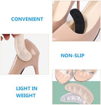 Beaupretty High Heel Pads and Heel Grips 4 Pairs Set Non-Slip Wear-Resistant Adhesive for Women's and Sandals Comfortable Foot Cushions