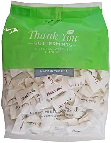 Hospitality Mints Thank You Buttermints Candies, 26 Oz Bag