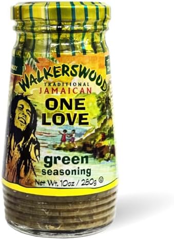 Walkerswood Traditional Jamaican Green Seasoning 280g (Pack of 4) in a Premier Life Store Box