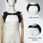 JOCKMAIL Men's Neoprene Harness with Elastic Shoulder Straps - Muscle Chest Harness