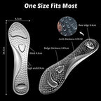 Haysandy 2 Pairs High Heel Cushion Inserts Women and 6 Pcs Gel Heel Pads, 3/4 Insoles Transparent Shoe Fillers Clear Gel Shoe Inserts for Women Self Adhesive Soft Silicone for Ladies Sandals(Fresh)