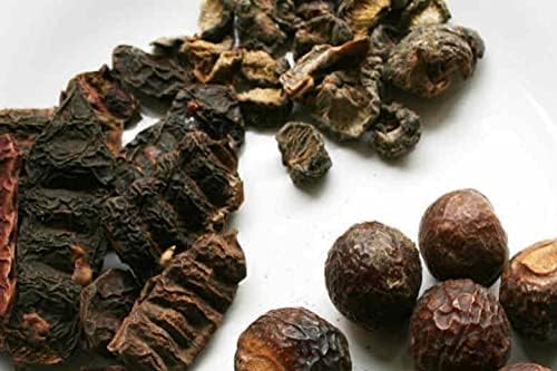AnNafi® Amla Reetha Shikakai Pods (Mixed) | Dry Whole Herbs Mix for Hair Wash, Shine & Conditioning | Hair Care ingredients Combo Pack | 300 gm