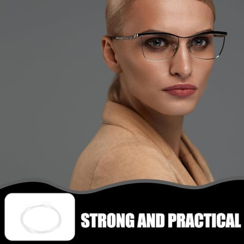 Healeved 1 Roll Eyeglass Repair String Glasses Repairing Threads Eyeglasses Repair Kit Glasses Maintenance Thread for Half-Frame
