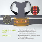 Infrared Heating Back Brace with Magnetic Support for men and women – Adjustable Waist Belt, Yoga-Grade Fabric, Lumbar Support, Invisible Wear Design, for Posture Correction and Pain Relief