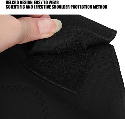 ZJchao Magnetic Shoulder Support Braces, Soft Cotton Self‑Heating Compression Sleeve for Shoulder Support, Stretchy Shoulder Brace