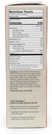 Heartland Gourmet Gluten Free Carrot Cake Mix - Soft and Moist - Certified Gluten Free Ingredients - All Purpose - Safe for Celiac Diet - 2020 - Pack of 1