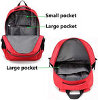 First Aid Bag Empty Red Emergency Medical Bag First Responder Trauma Backpacks Multi-Pocket Traveling Field Trips Camping Essentials (Red, 1 Piece)