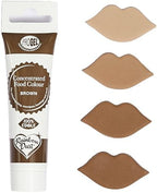 Rainbow Dust ProGel® Concentrated Food Colour, Brown Colouring Gel For Baking and Cake Decorating, 25g Tube