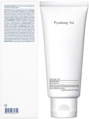 Pyunkang Yul PKY Peeling Gel with Immediate Visible Effect, Mild and Smooth Face Scrub with Papaya and AHA, Zero-Irritation, Korean Skincare (3.4 Fl.Oz, 100ml)