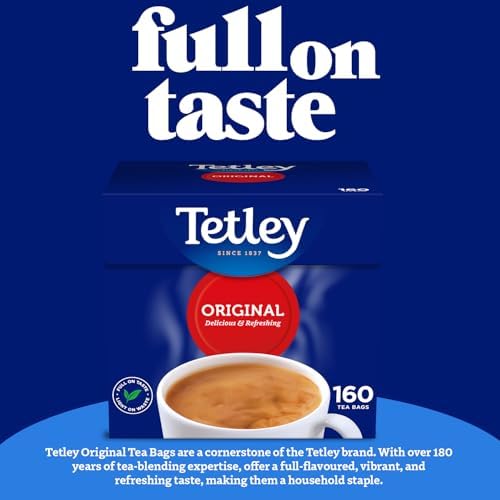 Tetley Original Tea Bags, 160 Count (Pack of 1)