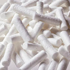 100 Dental Cotton Rolls, 1.5 Inch Nosebleed Plugs for Kids or Adults - Extra Absorbent Blood Clotting, Cotton Rolls (100 Count)