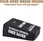 Soft Cushioned Catcher Knee Support, Multi Sided Design Catcher Knee Pads, Baseball Softball Catcher Sitting Pad Behind the Knee, Catcher's Gear Knee Wedge to Relieve Stress for Youth Kid