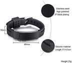 VNOX Medical Alert Bracelets for Men & Women Kids with Free Engraving Adjustable Stainless Steel Mesh Emergency Medical ID Bracelets Wristband