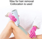 Double Depilatory Heater, Wax Warmer Machine, Portable Wax Warmer Machine for Leg Armpit with Heater Base