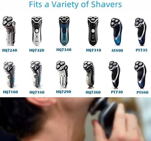 HQ8 Replacement Heads for Aquatec Shavers,Compatible with Philips Norelco Razor PT720 AT880 AT810 Heads, HQ8 Blades,3 pcs