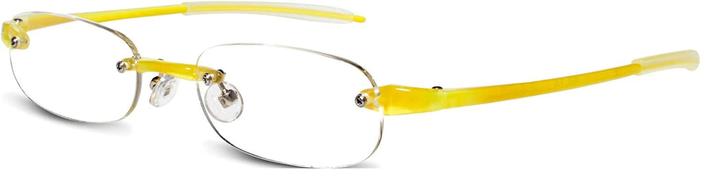 Visualites Lightweight Oval Rimless Reading Glasses for Men and Women - Model - VIS 5