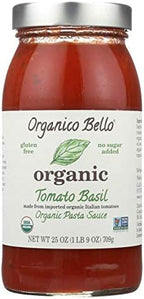 Organico Bello Organico Bello Tomato Basil, 25 Ounce