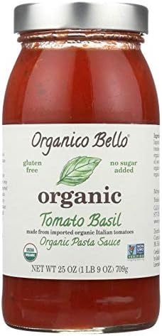 Organico Bello Organico Bello Tomato Basil, 25 Ounce