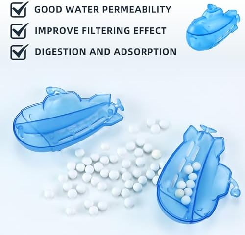 AMI PARTS Humidifier Cleaner Float Submarine for Warm&Cool Most Humidifiers and Fish Tank, Purifie Water, Soften Hard Water, Prevents Hard Water Build-Up, Universal Humidifier Tank Cleaner (9 Pack)