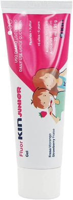 Kin Fluor Kin Junior Strawberry Dental Gel 75ml