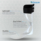 Össur AFO Dynamic & Leaf Spring Ankle-Foot Orthosis – Lightweight, Flexible Foot Plate, Drop Foot Support, Improved Comfort – Suitable for Men & Women Left - Small/Medium