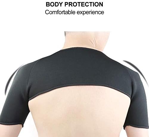 ZJchao Shoulder Support for Men, Shoulder Rest for Men Women Support for Shoulder Compression Shoulder Support Pads Breathable Sports Shoulder Pad Warm Elastic Shoulder for