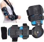 Adjustable Hinged ROM Elbow Brace, Post OP Elbow Brace Stabilizer Splint Arm Injury Recovery Support After Surgery,Right