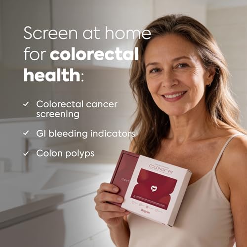 COLONOX At-Home Colon Screening Test Kit – Easy to Use Fecal Occult Blood (FIT or FOB) Colon Test for Early Detection (1 Test)