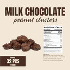Goodland Farms Milk Chocolate Peanut Clusters | 1 Pound Bag | Fresh Roasted Peanuts Coated in Smooth Creamy Milk Chocolate