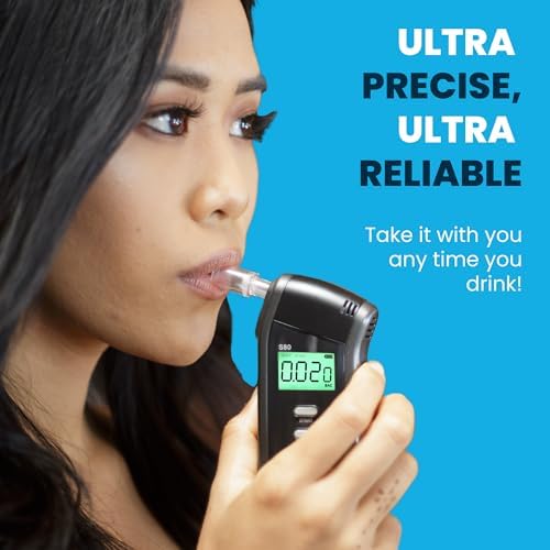 BACtrack S80 Breathalyzer | Professional-Grade Accuracy | DOT & NHTSA Approved | FDA 510(k) Cleared | Portable Breath Alcohol Tester for Personal & Professional Use | FSA/HSA Eligible