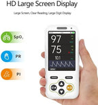 Medical Infant Pulse Oximeter - Baby Fingertip Oximeter Real-Time & Nighttime Monitoring with Continuous SpO2 Alarm, Adjustable Alarm Threshold and Volume