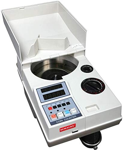 S-120 Heavy Duty Electric Coin Counter/Packager/Offsorter, 14 – 34 mmCoin/Token Diameter, 1.0 – 3.5 mm Coin/Token Thickness, Counting Speed Up to 2000 Coins per min., Batching Range 1 – 9999