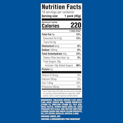 OREO Chocolate Sandwich Cookies, 40 Snack Packs (4 Cookies Per Pack, 4 Boxes)