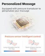 SHINE WELL Air Compression Leg Massager for Circulation and Pain Relief, Foot Calf Thigh Massager for Leg Swollen and Soreness, Gifts for Mom and Dad