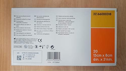 Smith & Nephew Primapore White Polyester Nonwoven Island Dressing Sterile 3-1/8 X 6 Inch 20 per Box