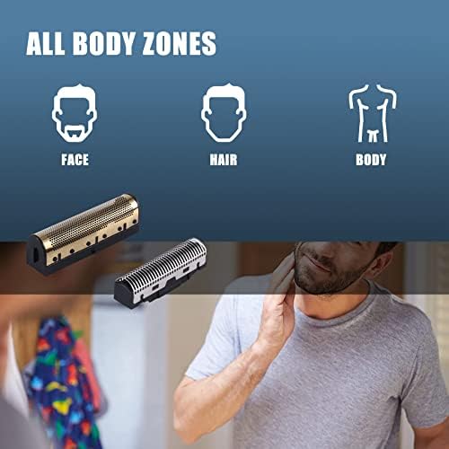 Electric Shavers Blades Golden Foil Knife Net and Cutter Suitable for KM-2026 KM-2028 Floating