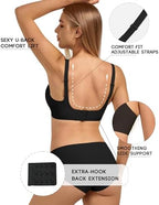 Women's Jelly Push Up Wireless Full Coverage Bra, No Underwire Comfort Support Seamless T-Shirt Everyday Bras