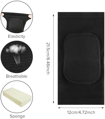 COMNICO Arm Brace Pads Elbow Protector Strap Pair, Breathable Anti-Collision Sponge Tendonitis Fitness Volleyball Basketball Tennis Golfers Knee Support Band for Kids Men Women Elderly