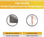 4 Pack Carbon Brushes Compatible with Bosch GBH5400 GBH5-38 X GSH38 GBH5-40D A69,Bosch Motor Carbon Brush Replacement Part.