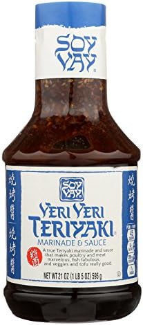 Soy Vay Veri Veri Teriyaki Marinade and Sauce, 21 Fluid Ounce -- 6 per case.6
