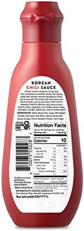 Gochujang Korean Chili Sauce [7.5 oz, Pack of 2] – Medium Hot Squeeze Bottle | Korean Hot Pepper Paste Sauce for Bibimbap, Tteokbokki, Stir-Fry, Noodles, Rice & More – Vegan, Gluten-Free - O’food