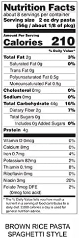 Tinkyada Brown Rice Spaghetti Pasta, 16 Oz (Pack of 6)