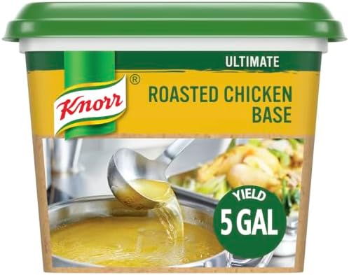 Knorr Professional Ultimate Chicken Paste Base Gluten Free, No Artificial Flavors or Preservatives, No MSG added, Colors from Natural Sources, 1 Pound (Pack of 6)