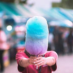 Cotton Candy Floss Sugar Eco Craft Stix-1pk Pink Cotton Candy Floss Sugar 1 Pack.