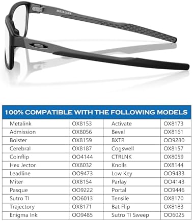 Silicone Replacement Nose Piece Nose Pads for Oakley Metalink OX8153/Coinflip OO4144/Hex Jector OX8032 Sunglasses
