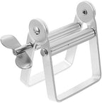 Healifty Metal Paste Squeezer Tube Wringer for Hair Dye and Toothpaste Silver Aluminum Extruder Tool for Salon Bathroom Artist and Daily Use 4X3.3X1.3 Inches