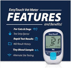 Easy Touch Pet Glucose Monitoring System for Dogs & Cats Starter Kit